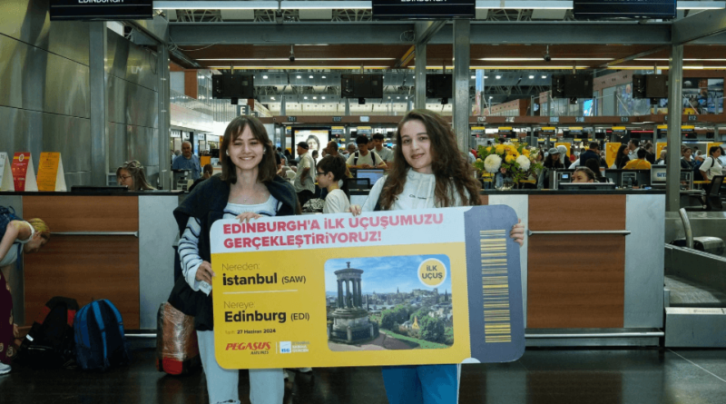 İstanbul Sabiha Gökçen’den İskoçya’nın başkenti Edinburgh’a yeni hat açıldı